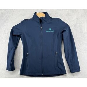 Port Authority Atrium Health Corporate Logo Blue Full-Zip Jacket Women's Size XS